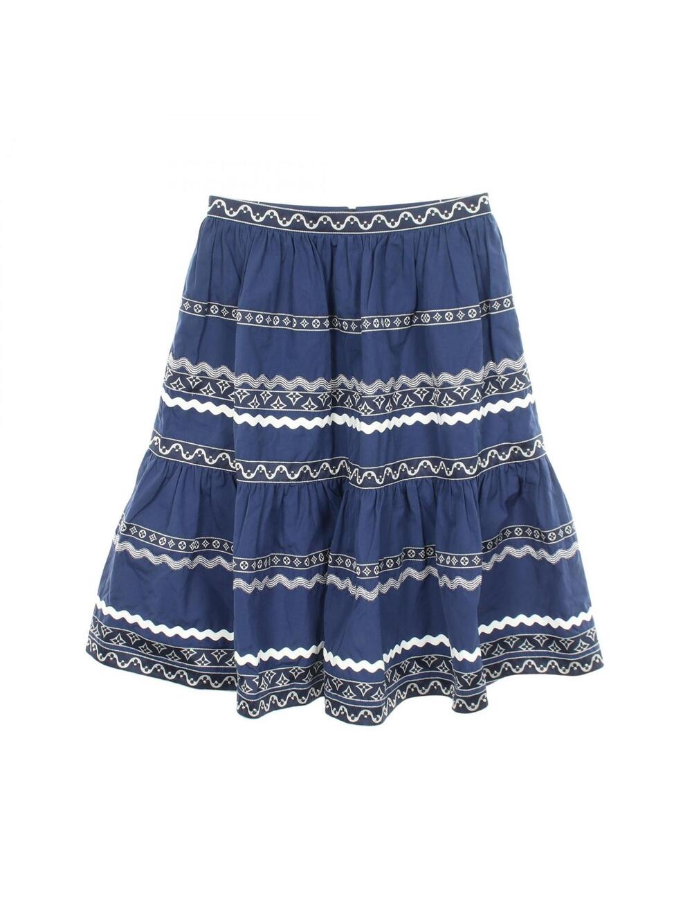 Louis Vuitton Teared Skirt #36 Yf4 #360397L61B